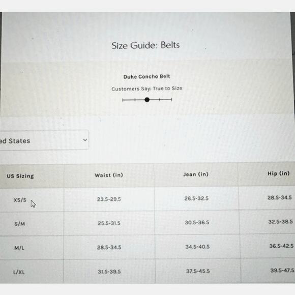 NWOT Free People Duke Concho Belt Ochre XS/S - Picture 15 of 15